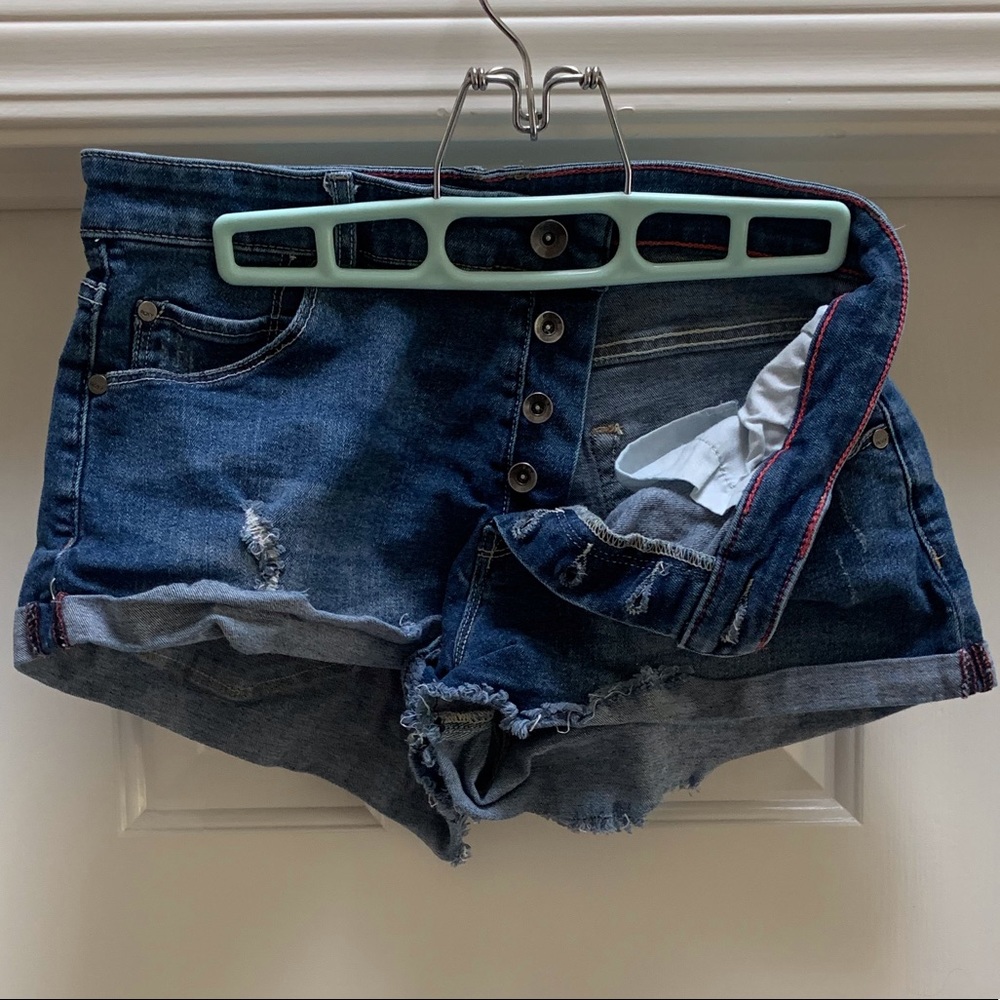 Roxy Distressed Jean Shorts